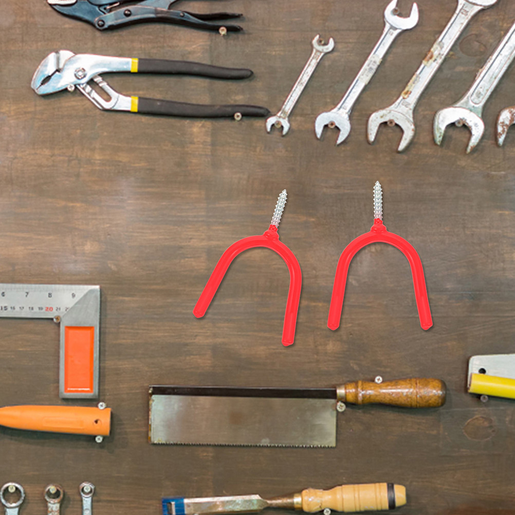 Gardening Tools Heavy Duty - 12 Pezzi Ganci da Garage Resistenti