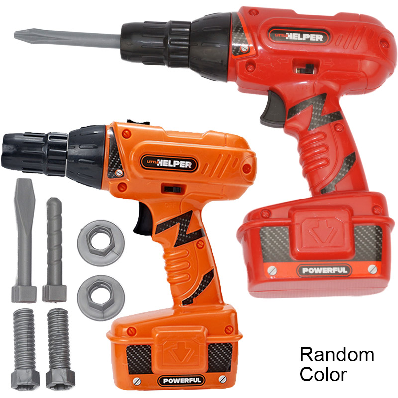 Gardening Tools Kit For Kids - Strumenti Giocattoli Trapano elettrico BO Simulazione