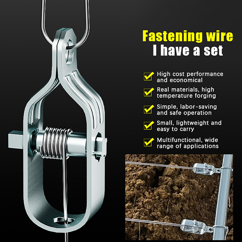 Gardening Tools Heavy Duty - Kit di 5 tendicavi in acciaio