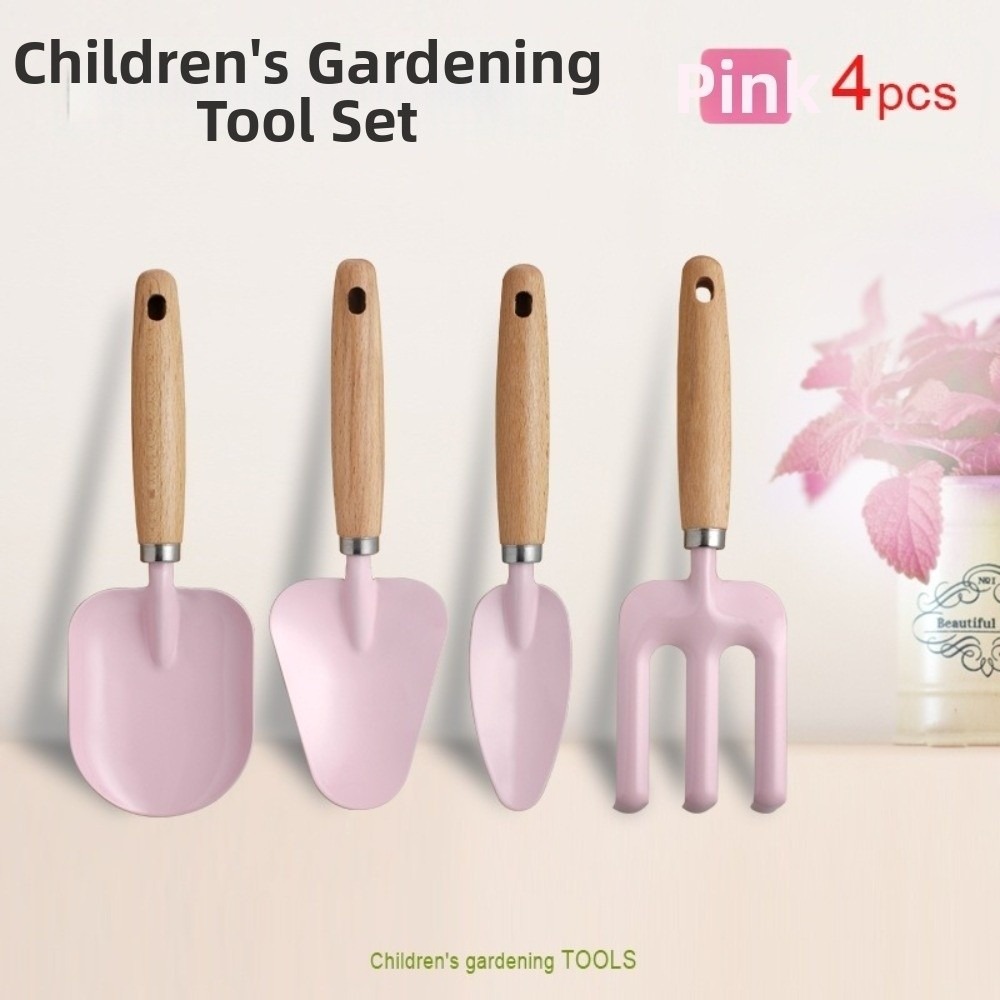 Gardening Tools Kit For Kids - Set di Attrezzi da Giardinaggio Colorati
