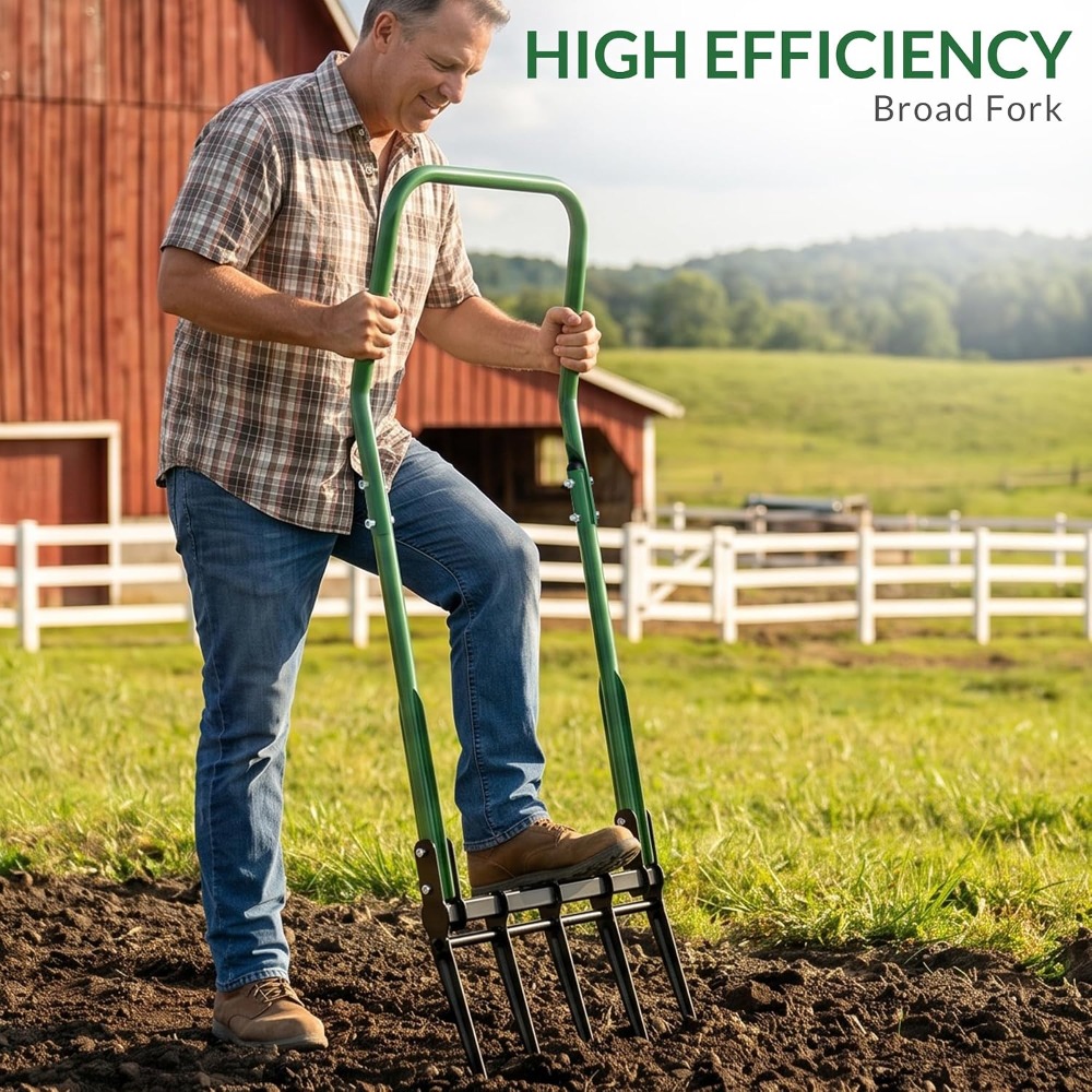 Forca da Giardino a 5 Denti Ro - Gardening Tools Heavy Duty recensione e prezzo