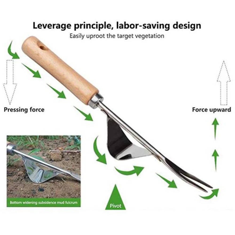 1 pz manico in legno in acciai - Gardening Tools Sale recensione e prezzo