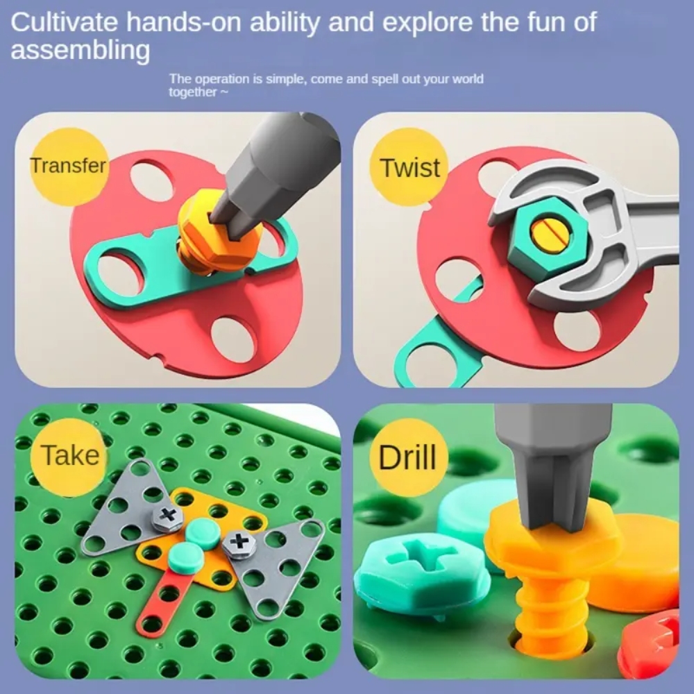 450 pezzi Set di trapano STEM  - Gardening Tools Kit For Kids recensione e prezzo